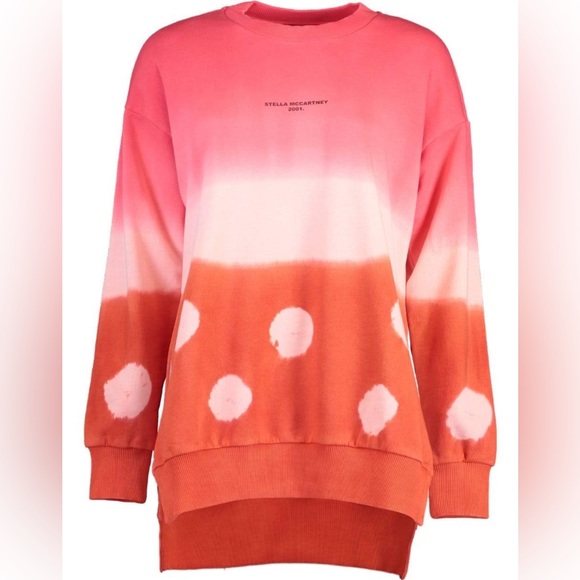 Stella McCartneyoversized gradient tie-dye sweatshirt size XS